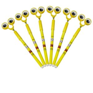 Kids Stationary | Googly Eye Cartoon Gel Pen | Set of 10 Pens | Perfect for Return Gifts