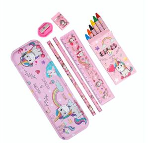 Kids Stationary | Unicorn Stationary Set | 7-Items Combo Gift Set