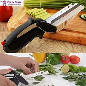 Stainless Steel 4-in-1 Clever Cutter for Kitchen