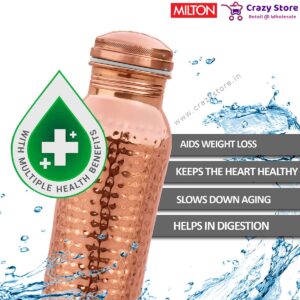 Milton Copper Jewel 1000 Water Bottle | 920mL | Boost Health