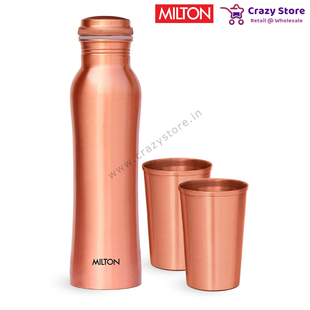 Milton Copper Bottle Tumbler Gift Set