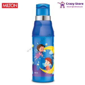 Milton Kool Steelight 600 Insulated Kids Bottle with Inner Steel, 520 ml, Blue | Leak Proof | BPA Free | Hot and Cold